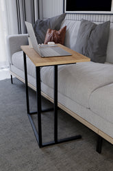 Masuta cu picior metalic pentru canapea