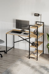 Birou De Studiu Metalic Cu 3 Rafturi