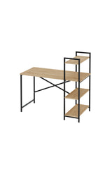 Birou De Studiu Metalic Cu 3 Rafturi