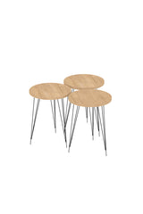 Set 3 Masute Cu Picior Metalic