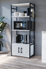 Suport Metalic cu 2 Usi Si 4 Rafturi Pentru Bucatarie