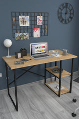 Birou De Studiu Cu 2 Rafturi